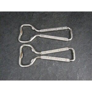 Lot of 2 Vintage Hamm Schmidt Beer Bottle Openers